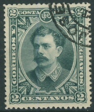 Costa Rica 2 cts. - Postać