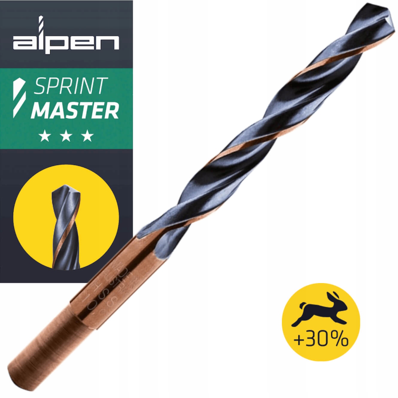 Alpen wiertło do metalu fi 18 mm toczony uchwyt 12,5 mm Sprint Master Hss