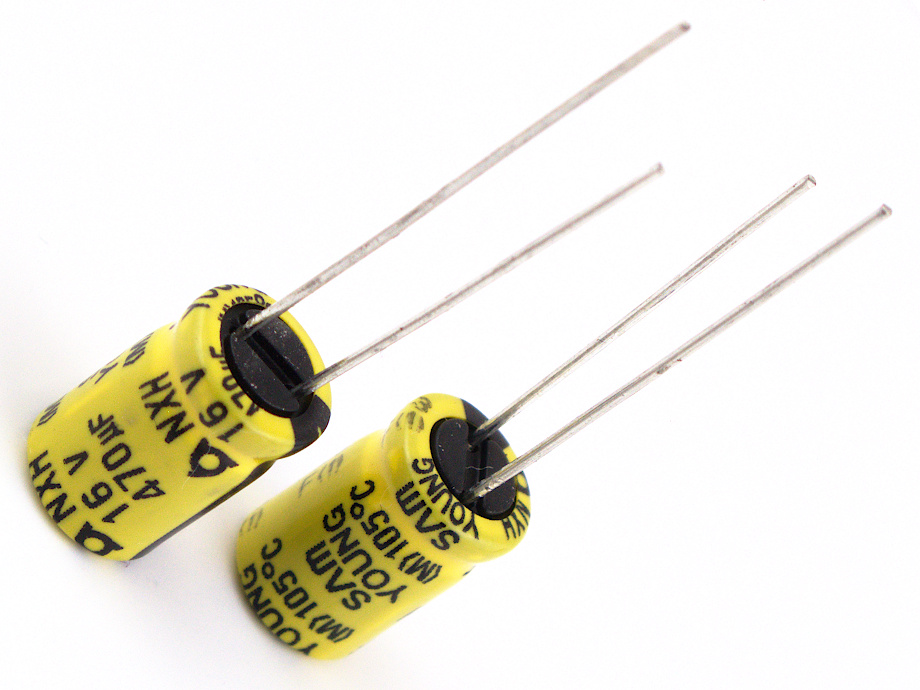 KONDENSATOR 470uF / 16V 8x12 LOWESR SAMYOUNG 10SZT