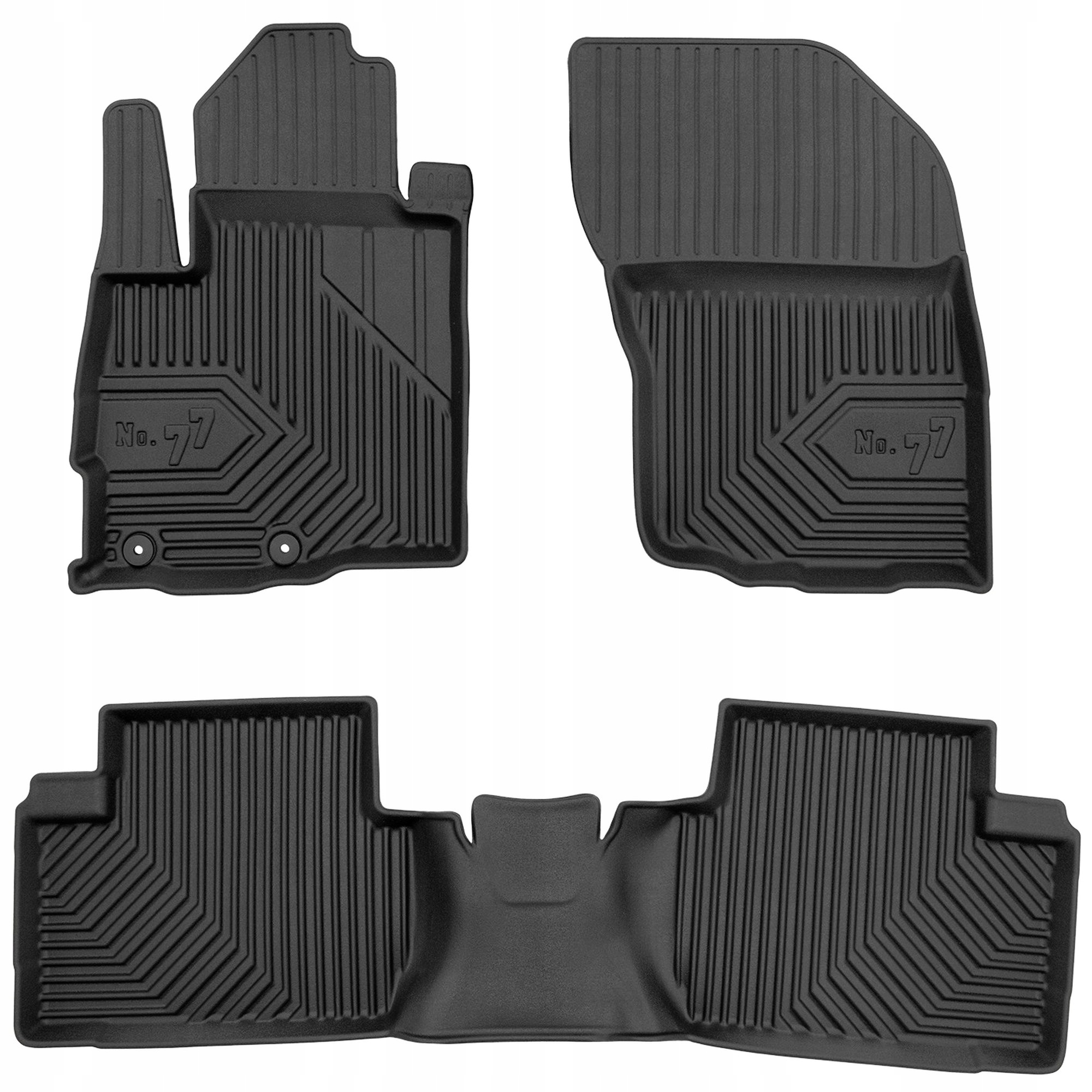 Gumové koberce č.77 Mitsubishi Outlander II 2006-2012