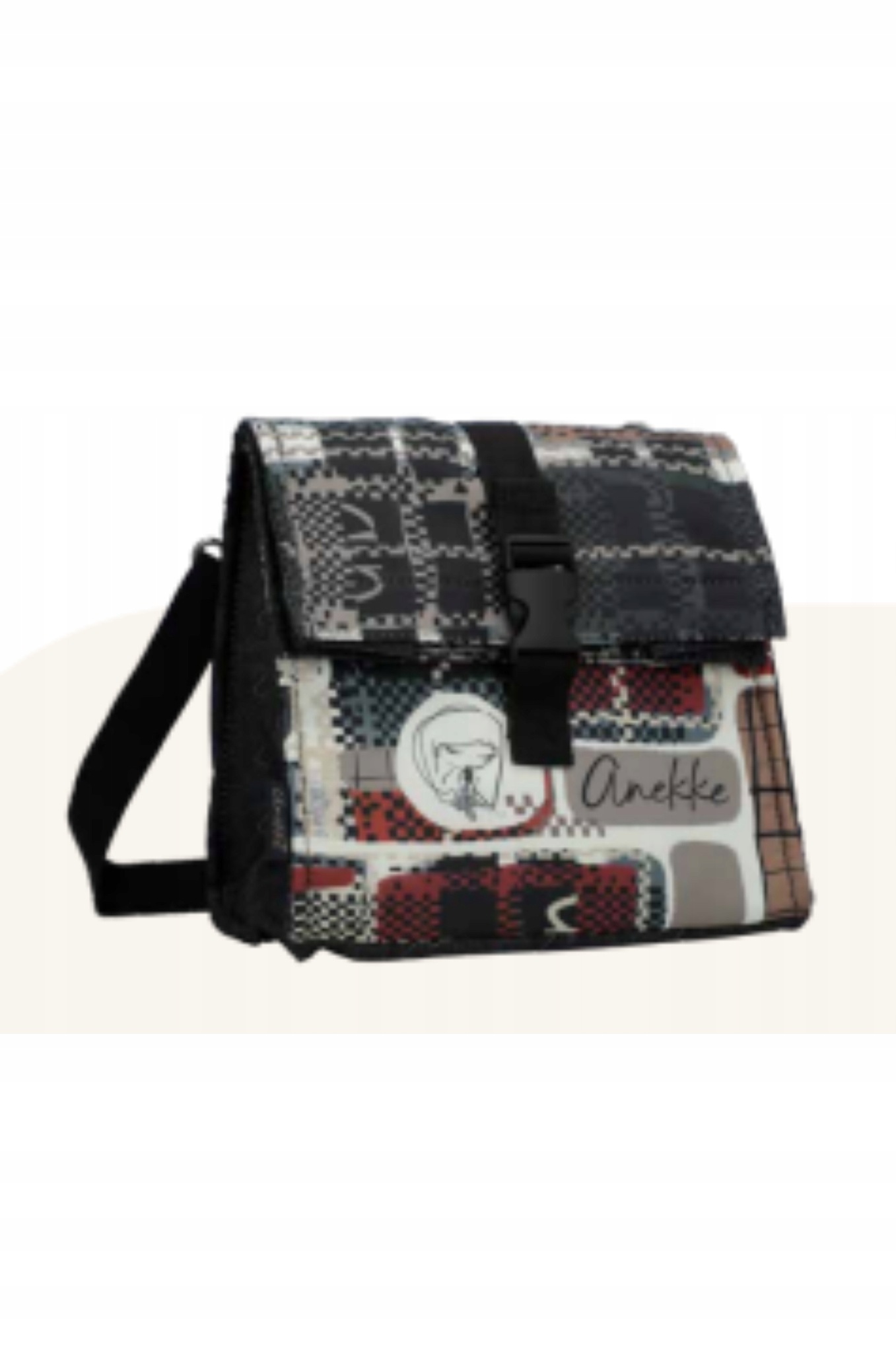 Anekke Orchestra Iron Lunch bag termoizolacyjna Rolltop z paskiem na ramię