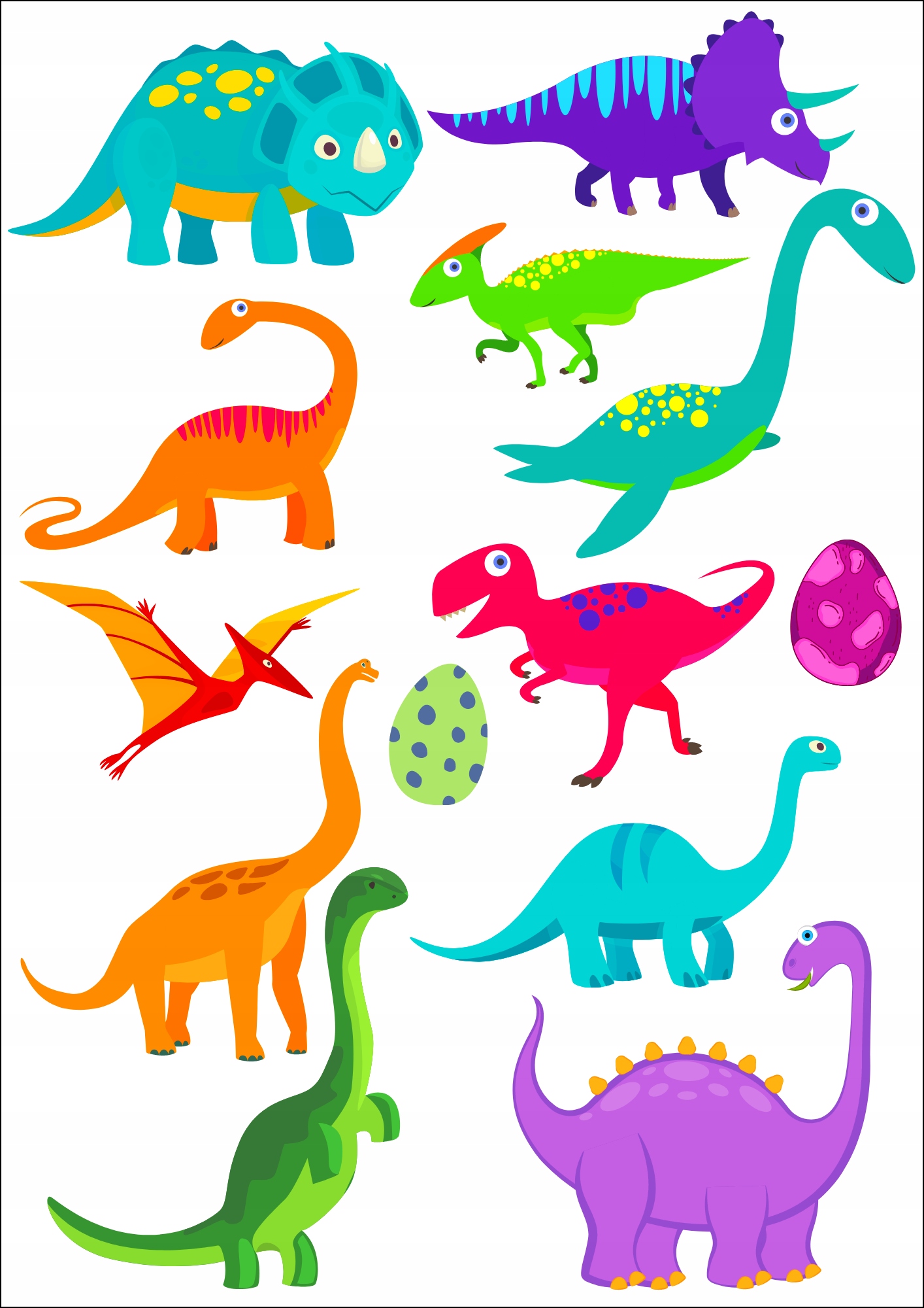 

PK15P Wodoodporne Tatuaże wodne Dinozaury henna