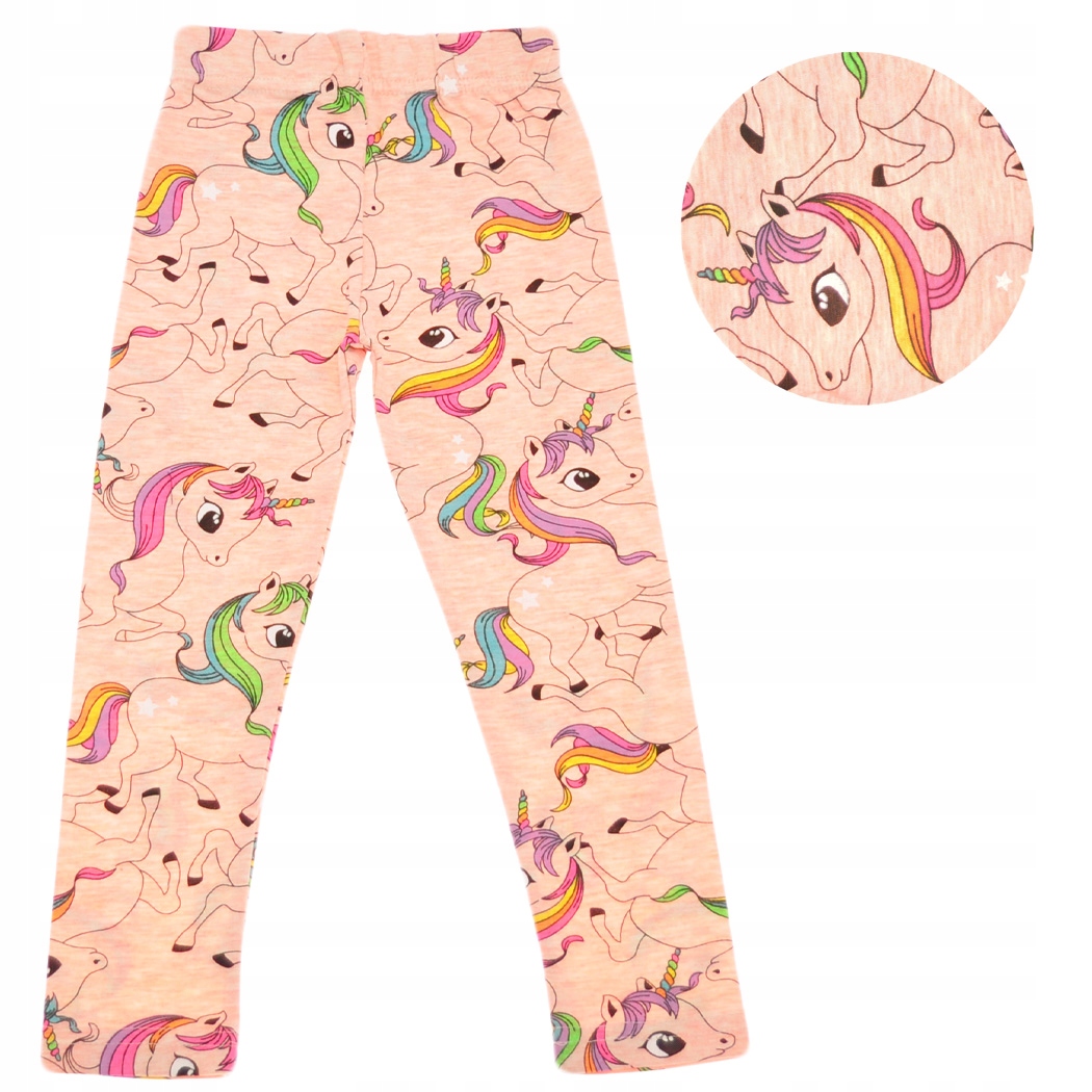 

Legginsy tęczowe Jednorożce Getry r.116