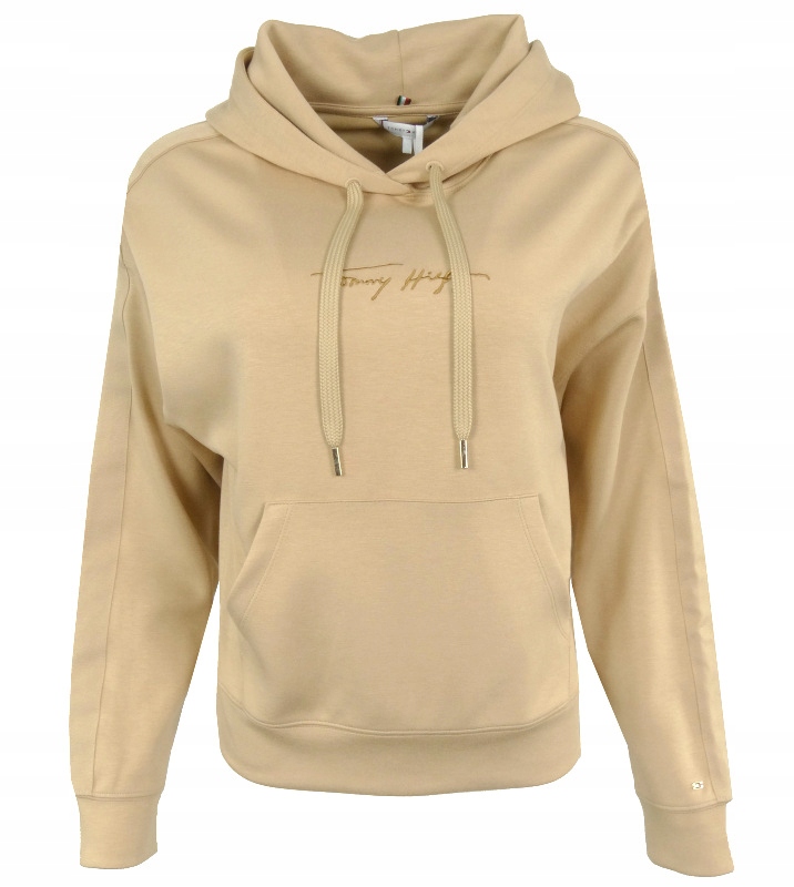 

Tommy Hilfiger bluza damska, kangurka, beżowa, M
