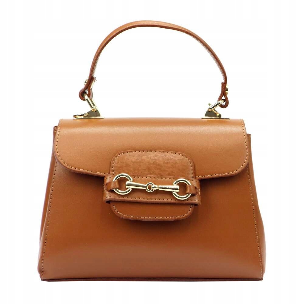 Dámská kabelka Luka Kufřík Kožená Camel Luka 20-057