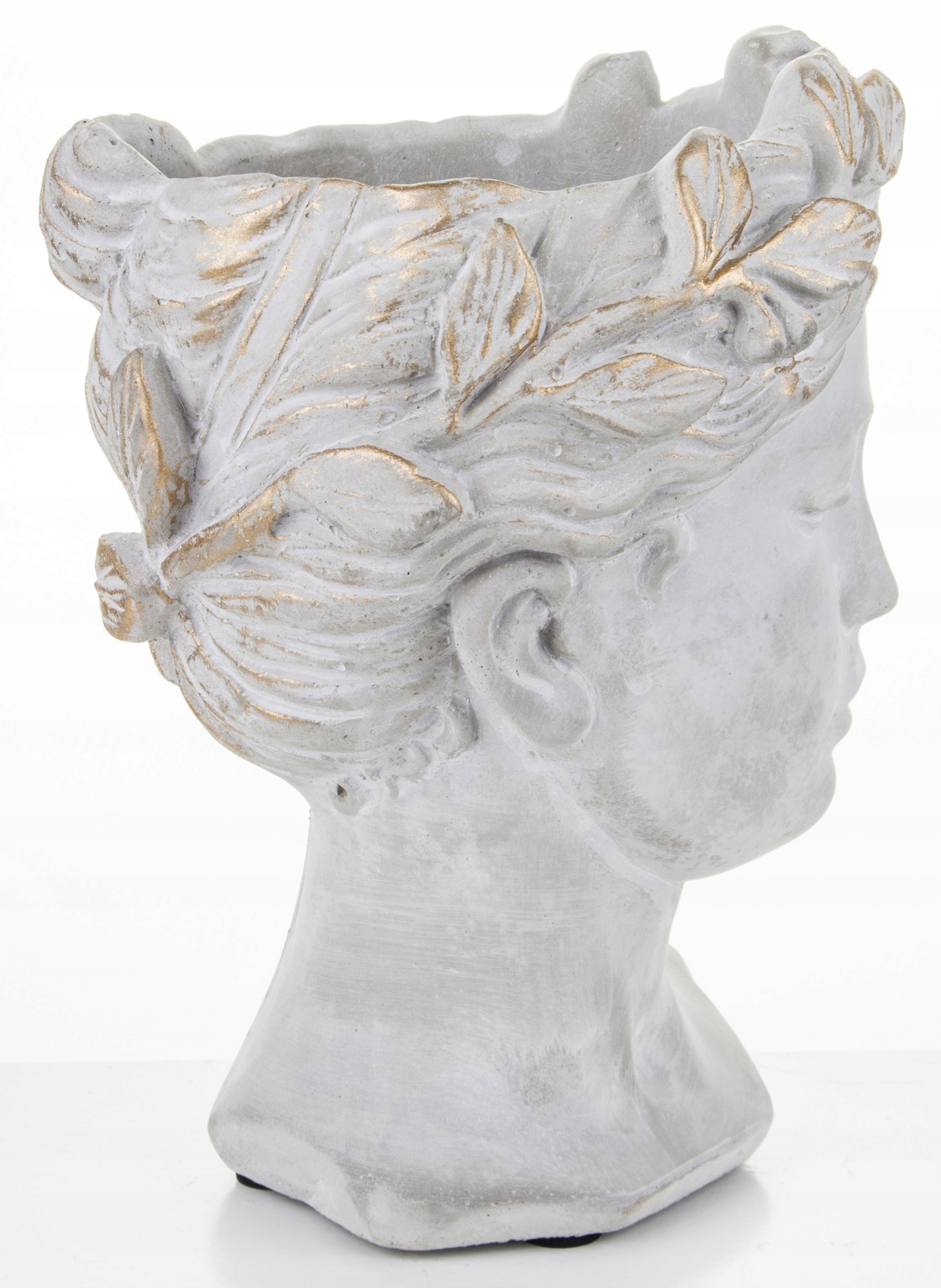 DONICZKA OSŁONKA SZARA GŁOWA BETONOWA VINTAGE 21CM EAN (GTIN) 5902663042944