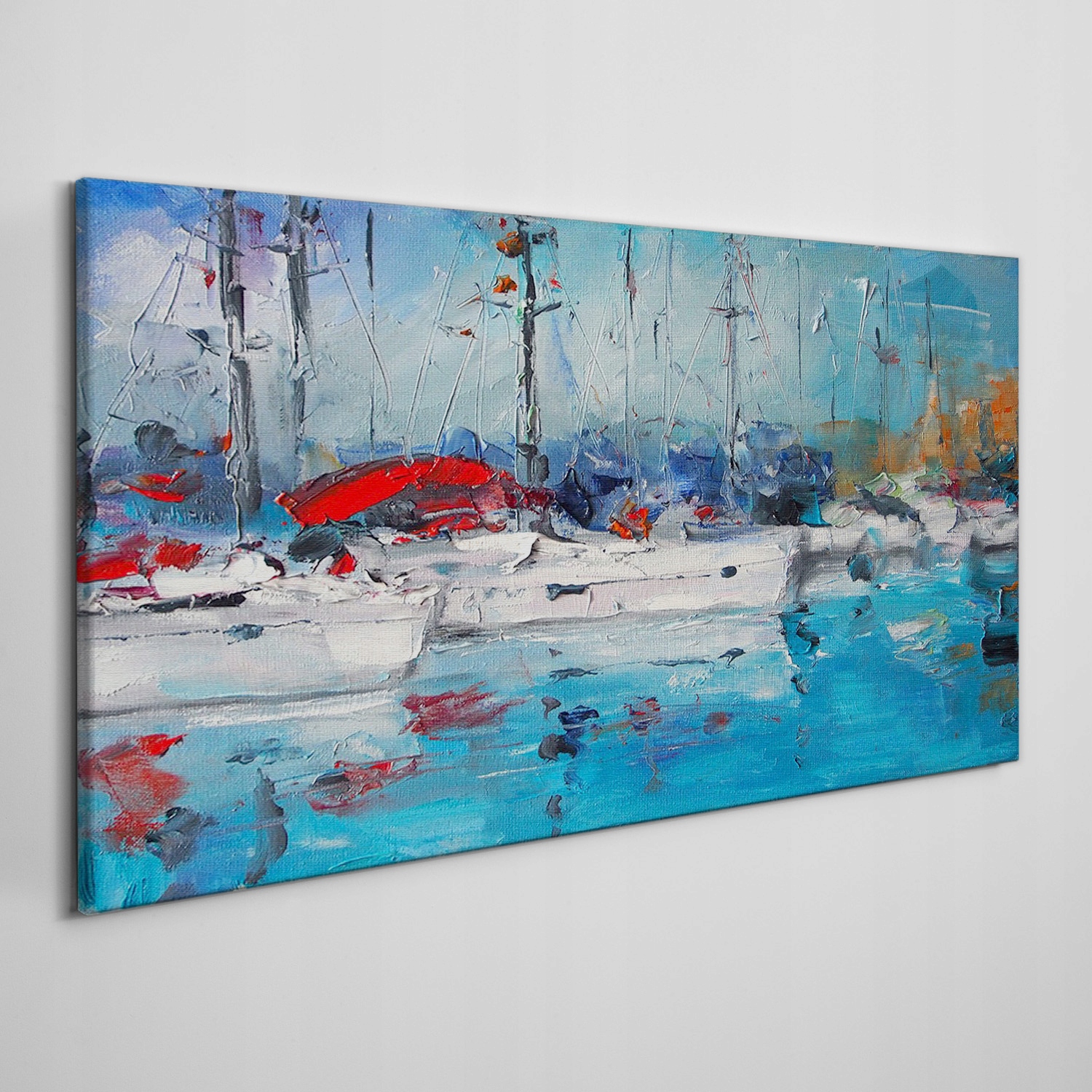 

Obraz na płótnie Port statki woda niebieski 140x70