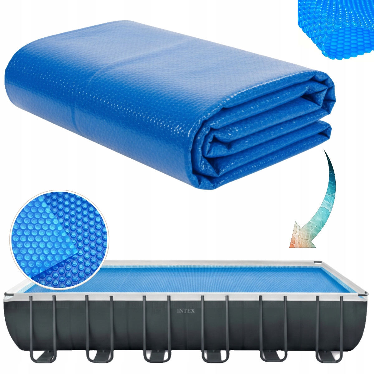 Podložka Fólie Krycí Plachta Se Hodí Do Bazénu Intex 26364
