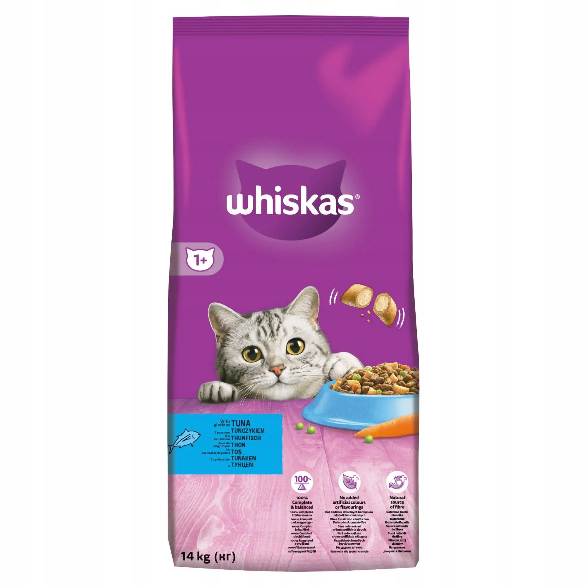 Levně Krmivo pro kočky Whiskas Tuňák 14 kg