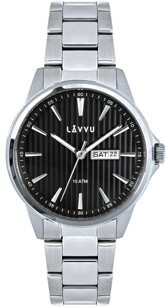 Lavvu Stylové hodinky Trones Black 100M