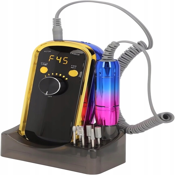 Verk Vk 24498 Přenosná akumulátorová bruska 36W na nehty s nástavci (2807)