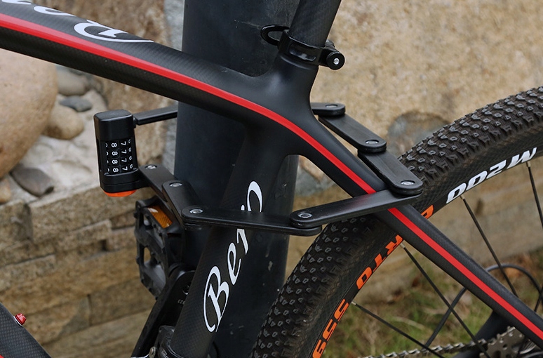 ZAPIĘCIE ROWEROWE DO ROWERU SKŁADANE BLOKADA SZYFR UTWARDZANA STAL Marka Gotel