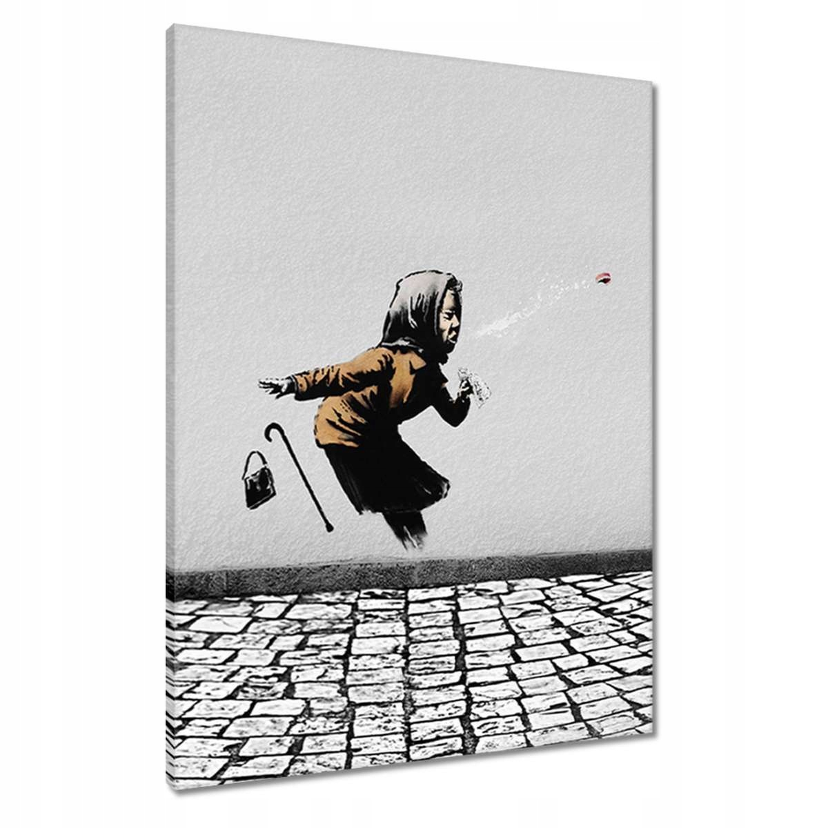 Obrazy 60x80 Banksy Kýchající babička