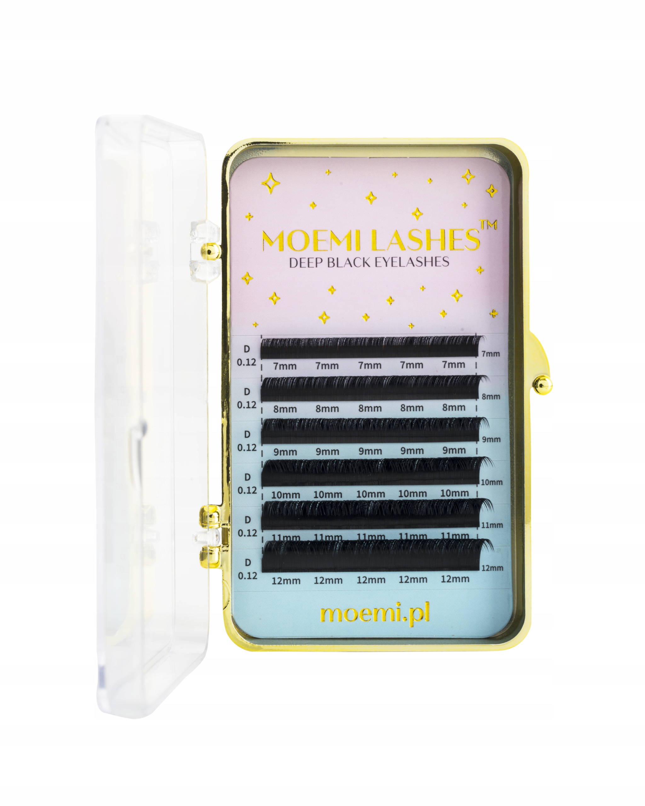Rzęsy Moemi Lashes 0.12 MIX (7-12) D
