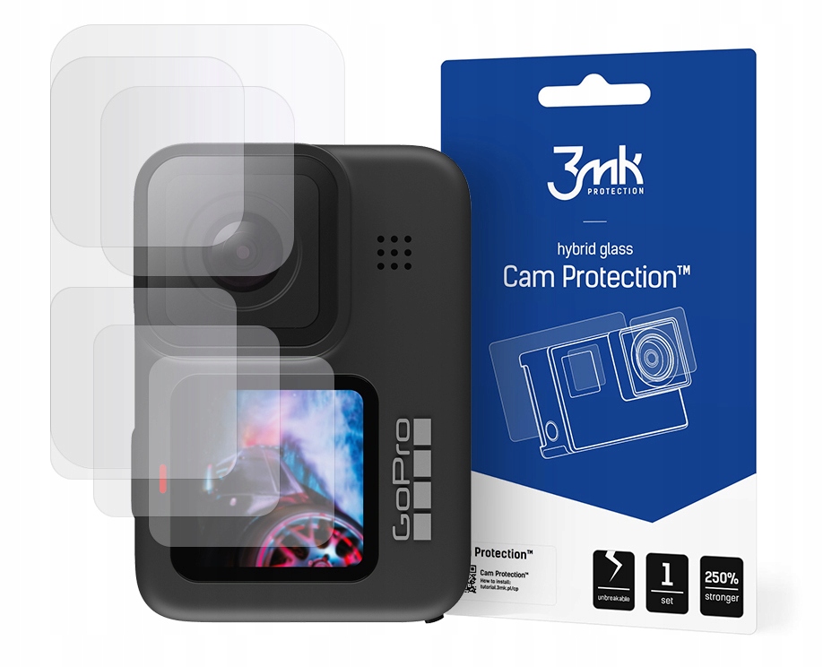 

3MK Szkło Na Ekran + Obiektyw Do Gopro Hero 9