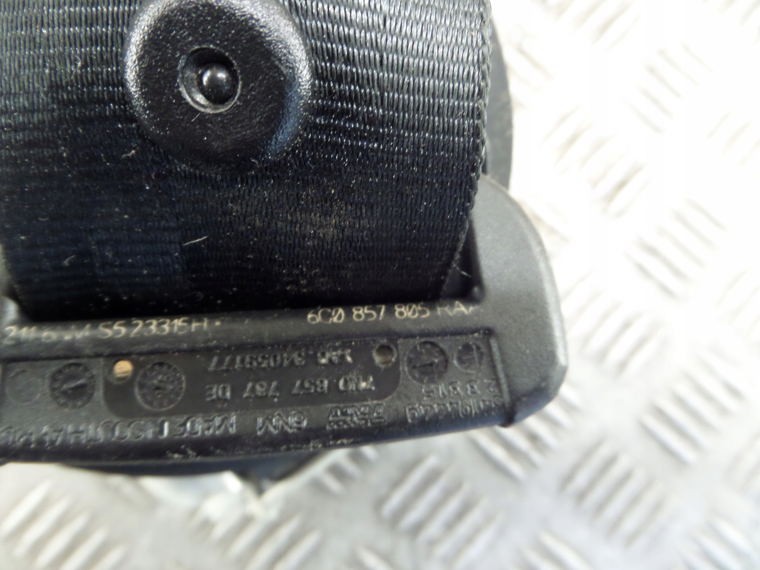 VW POLO 6R 6C Gurten Sicherheits links heck 6C0857805