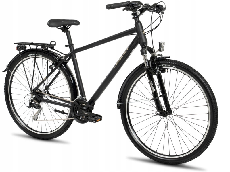 Rower trekkingowy Romet Wagant Suv H Pv A U20 28 cali Czarny