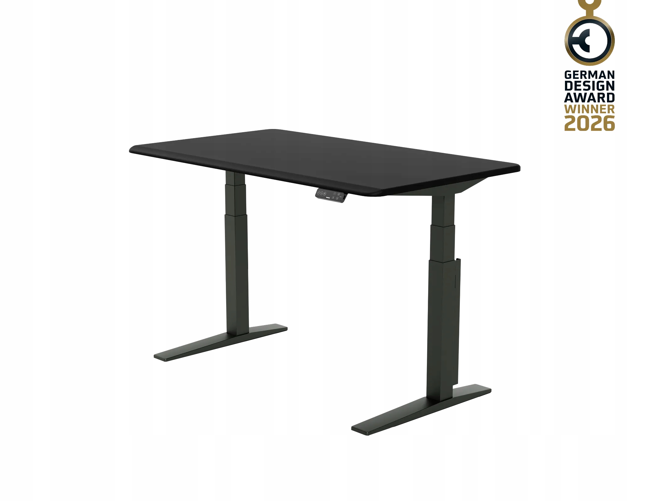 Stelaż Biurka E7 Flow Elektryczny 2 Silniki 180KG Szary Usb Led Bez Blatu