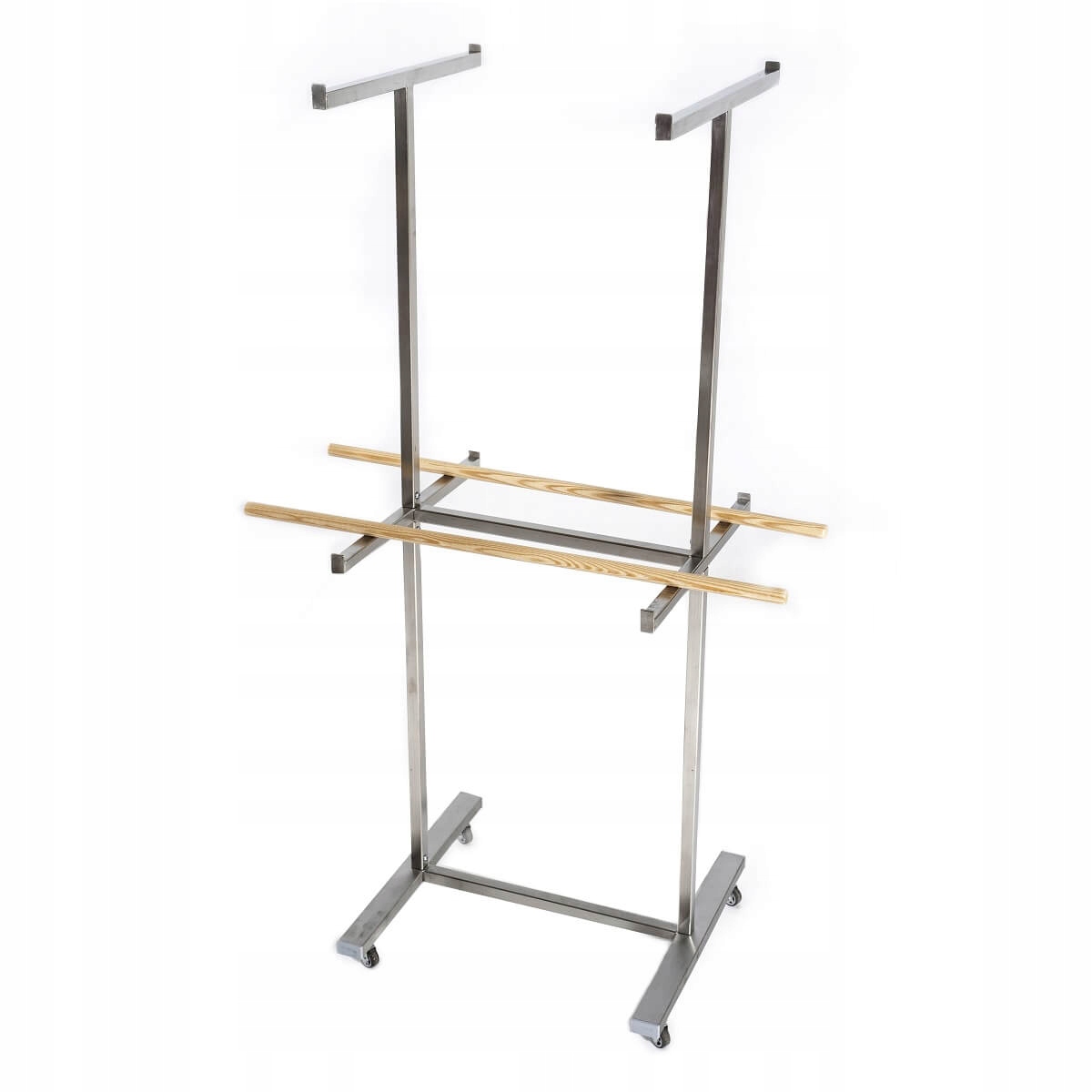 Skladací Stojan Na Údeniny Na Kolieskach Z Nehrdzavejúcej Ocele