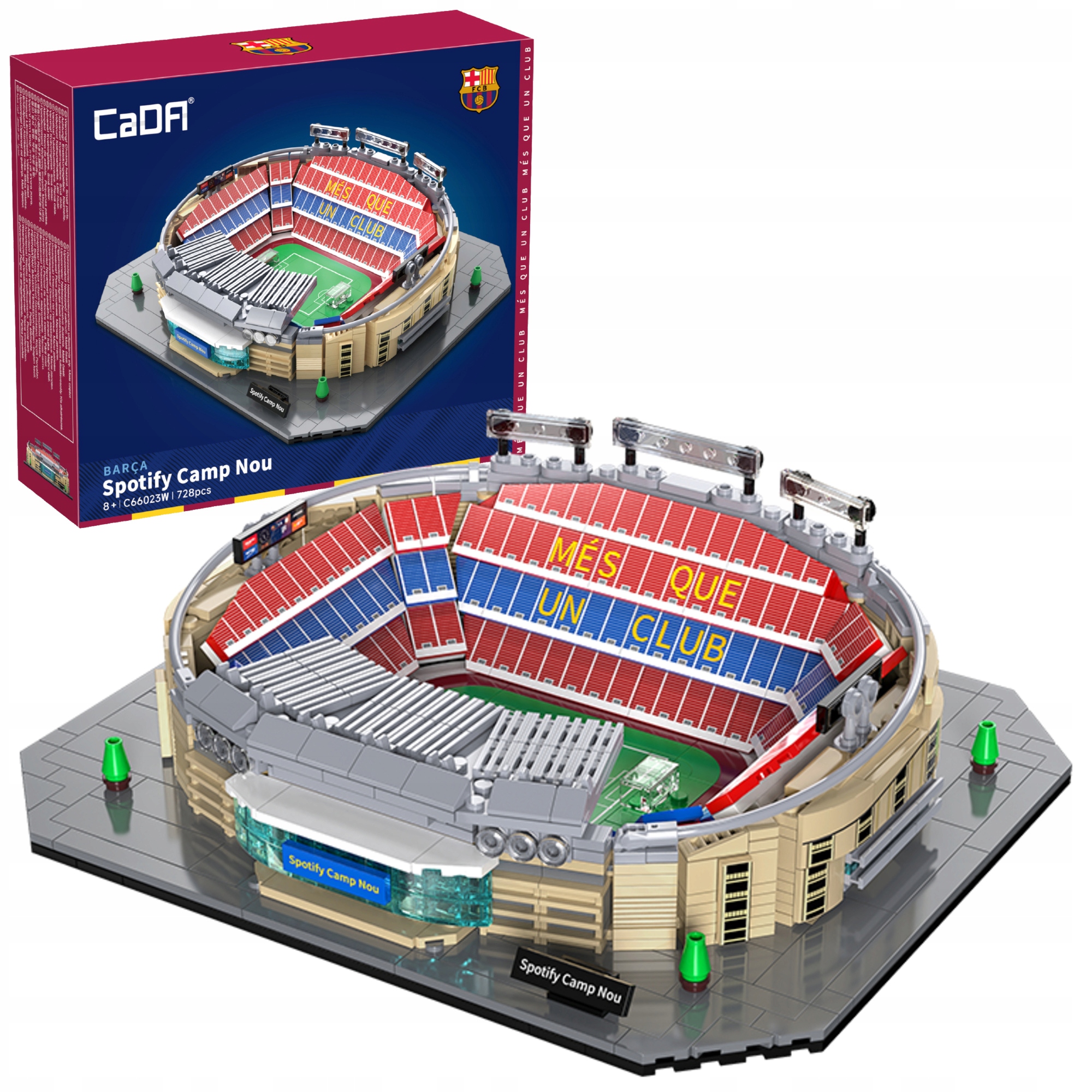 Klocki Cada Barcelona Camp Nou Spotify Stadion 728 El. Barca La Liga