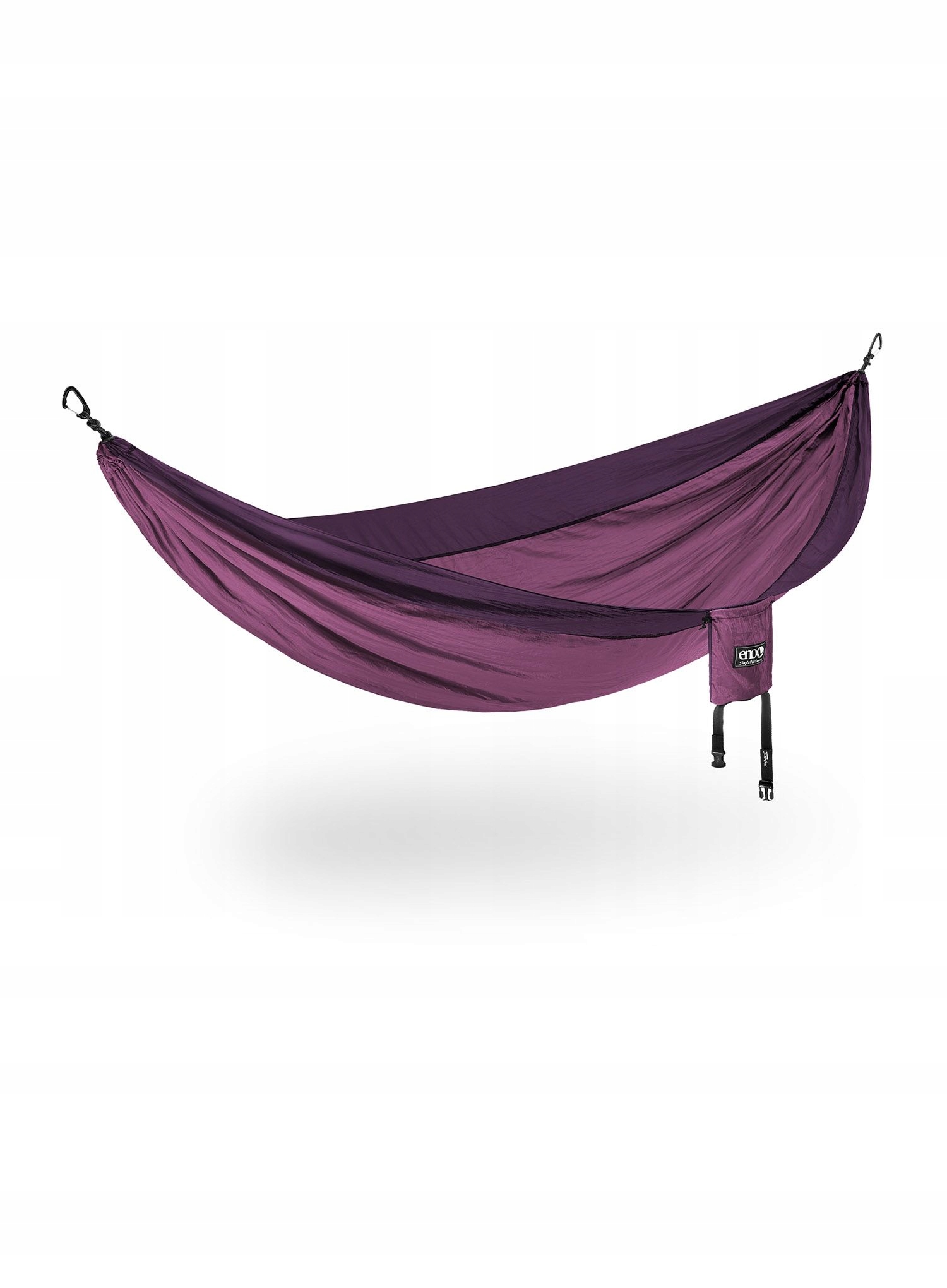 Cyklistická houpací síť Eno SingleNest Hammock berry/plum