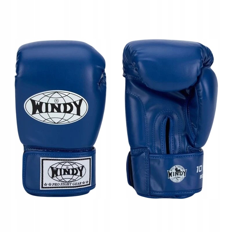 rękawice bokserskie windy classic synthetic leather 14OZ Niebieski