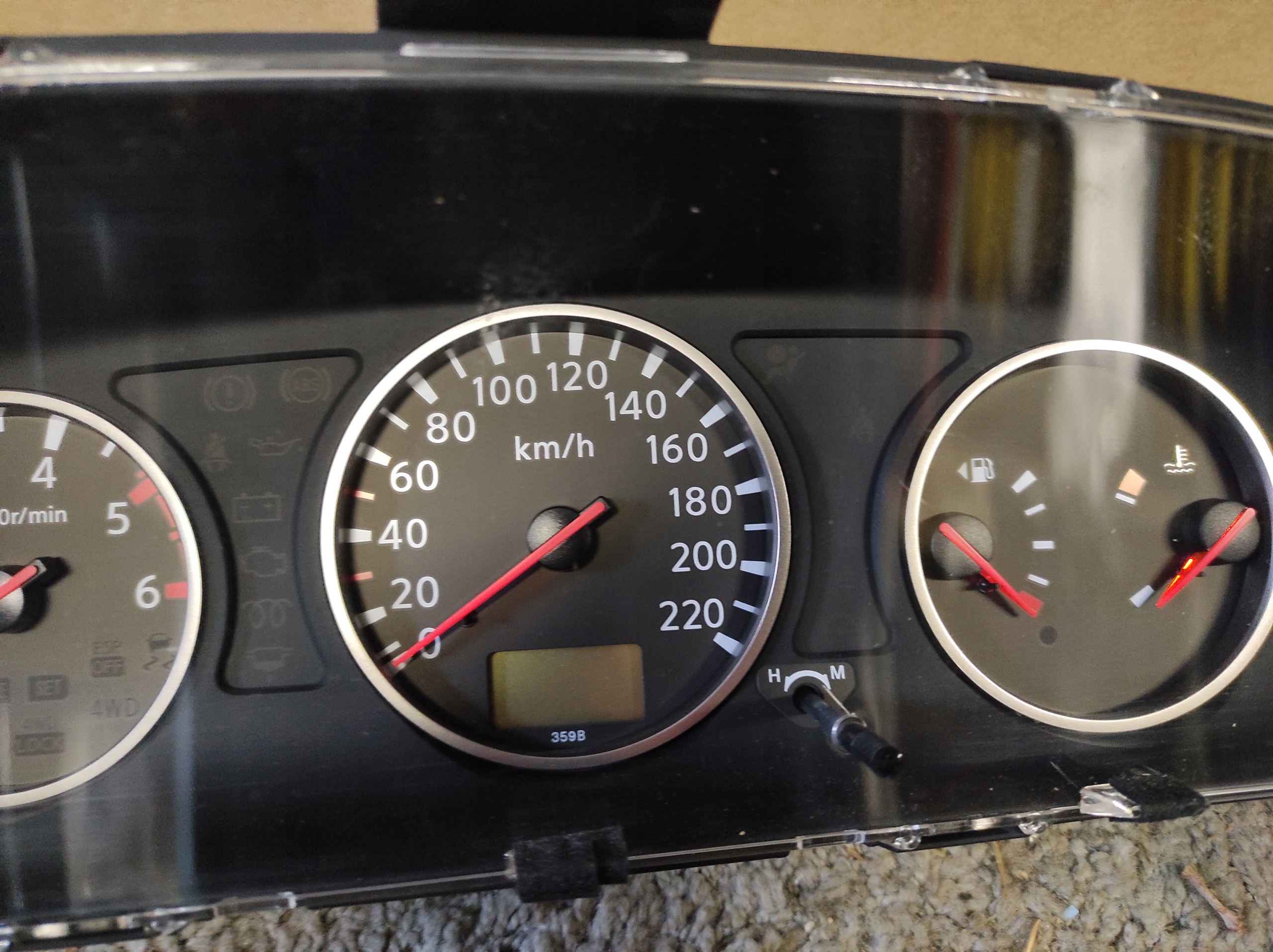 dials tachometer Nissan X-Trail EUROPA EQ370FK