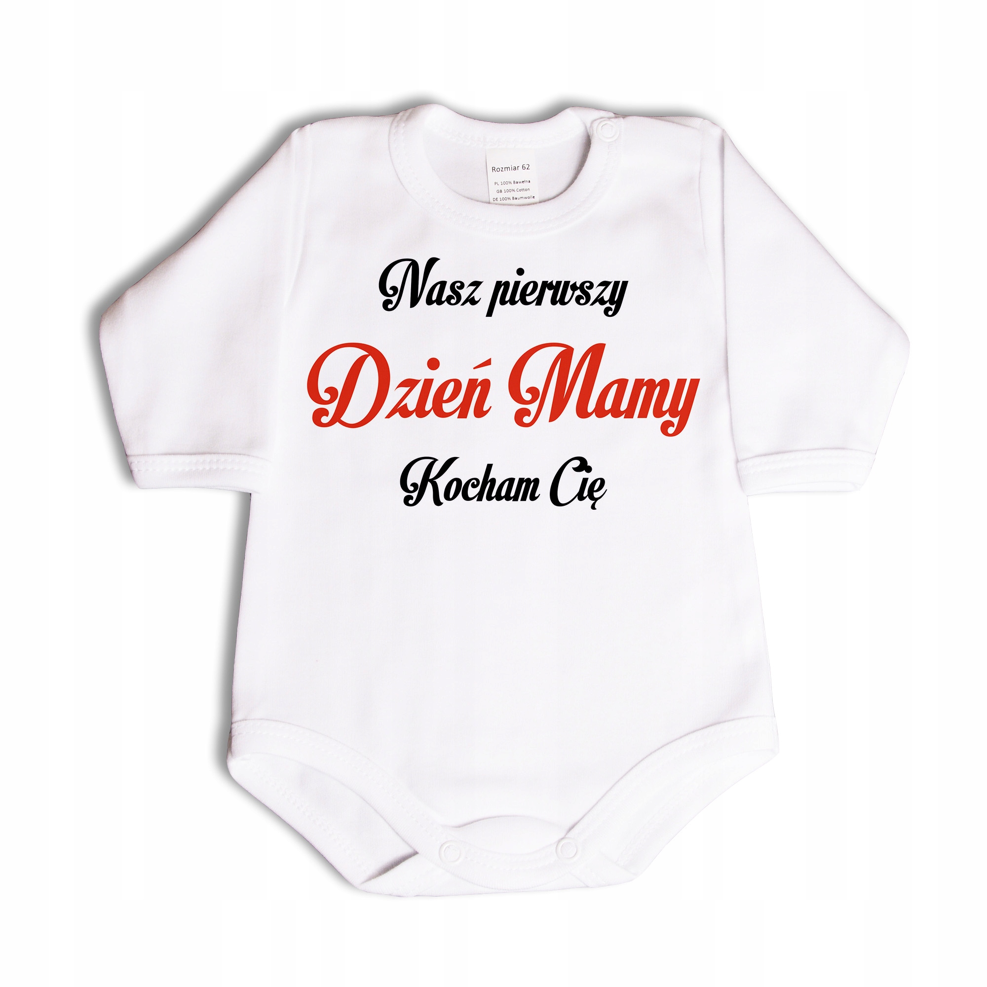 

Nasz pierwszy Dzień Mamy body niemowlęce 86 dł