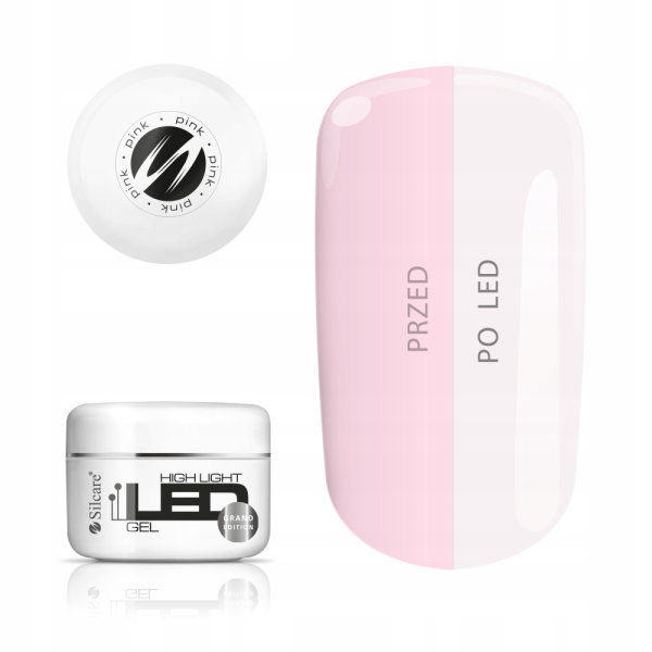 

slay Żel Uv Hgh Light Led Silcare 100g Pink różowy