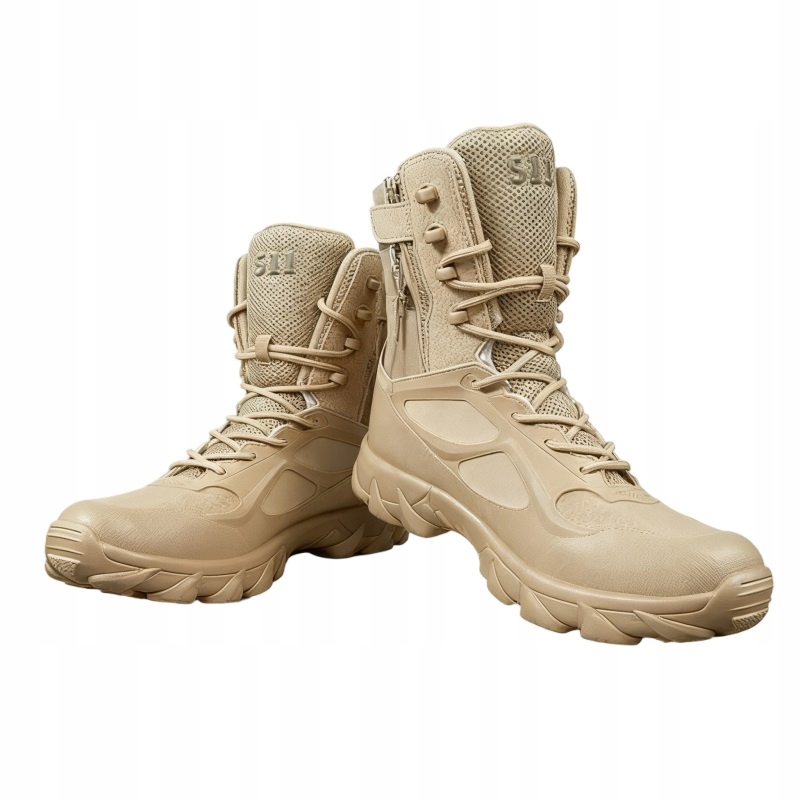 Taktické Vojenské, Voděodolné Trekové Kožené Boty