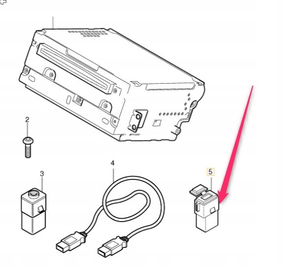30775252 - Разъем USB Volvo