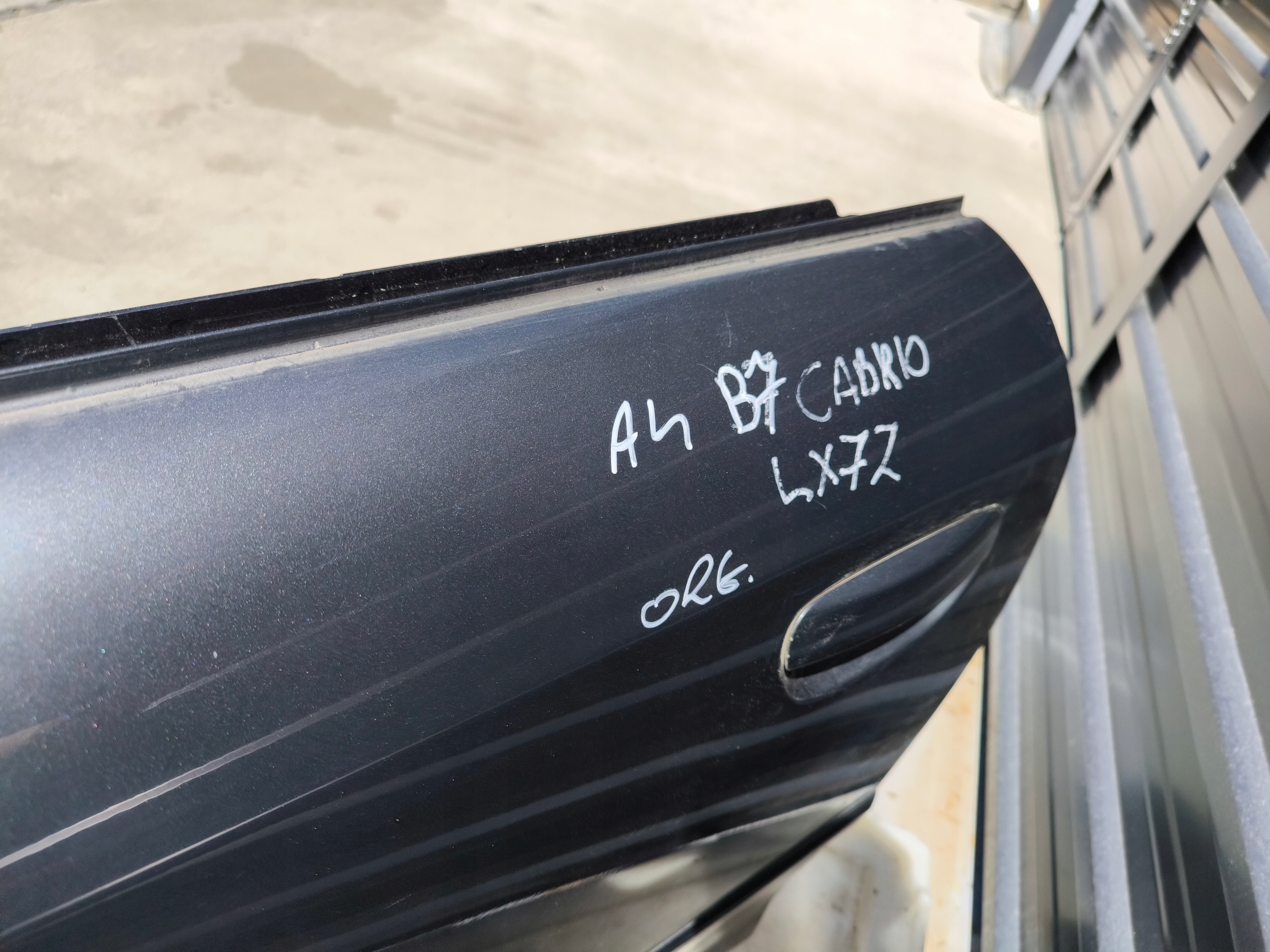 door left front AUDI A4 B7 CABRIO LX7Z original !!!