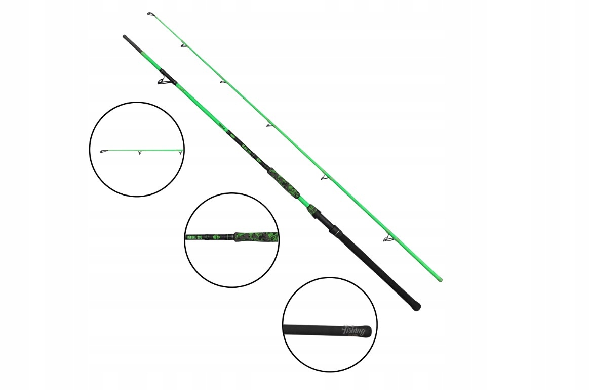 MadCat Uv Series Deluxe 320cm 100-250g 2skład Wędka Sumowa MadCat 1639112