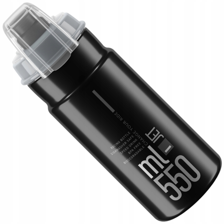Bidon Rowerowy Elite Jet Plus 550 ml Osłona na Ustnik