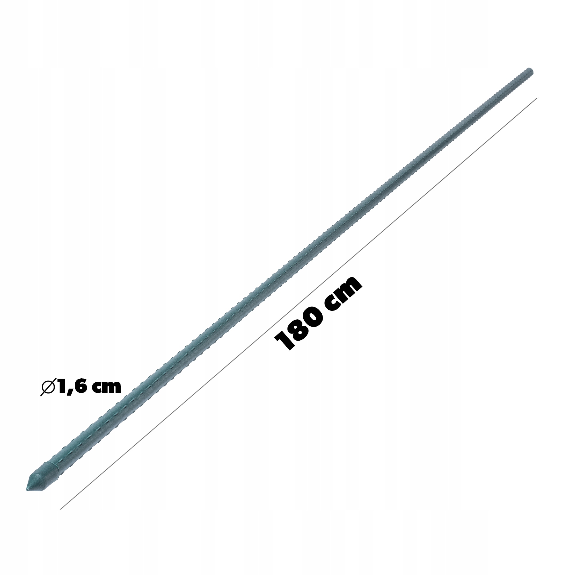 15x TYCZKA DO ROŚLIN 180CM PODPORA POMIDORÓW KWIATY STALOWA POWLEKANA Kod producenta K3186