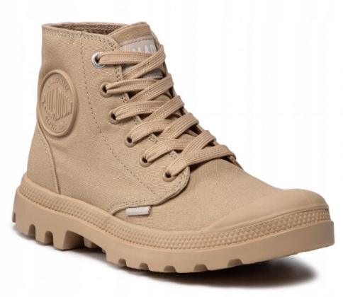 Palladium Trampki Sznurowane Wysokie Brąz 45 Sab