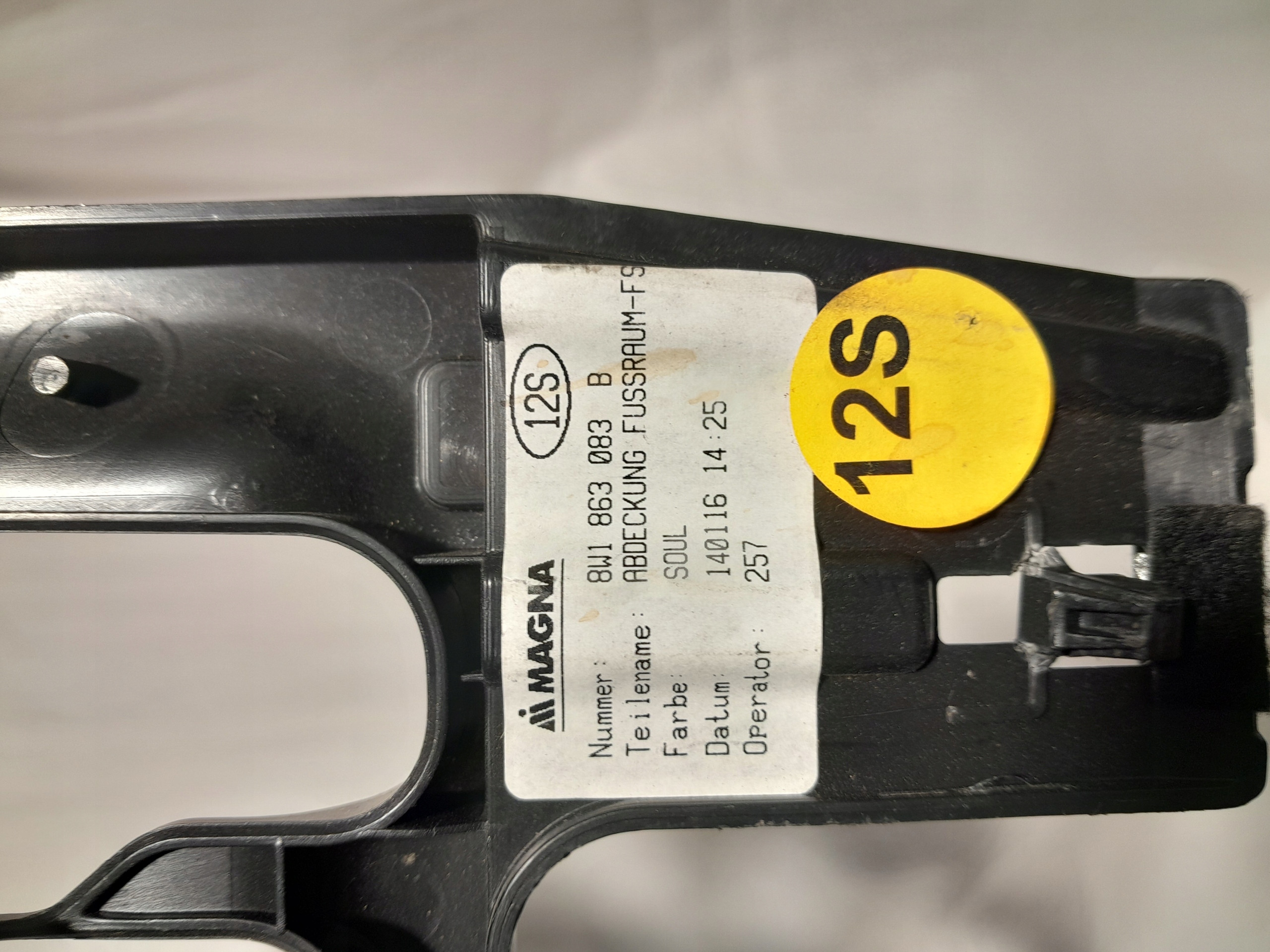 AUDI A4 B9 Blende Abdeckung der Lenksäule lenkrad 8W1863083B