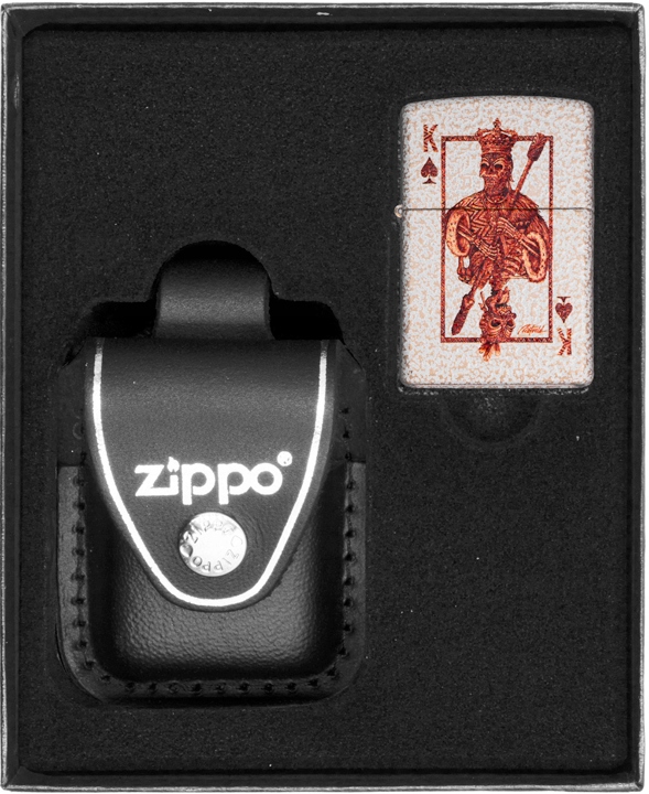 Zestaw ZIPPO RICK RIETVELD ACE SKULL prezentowy*nr3