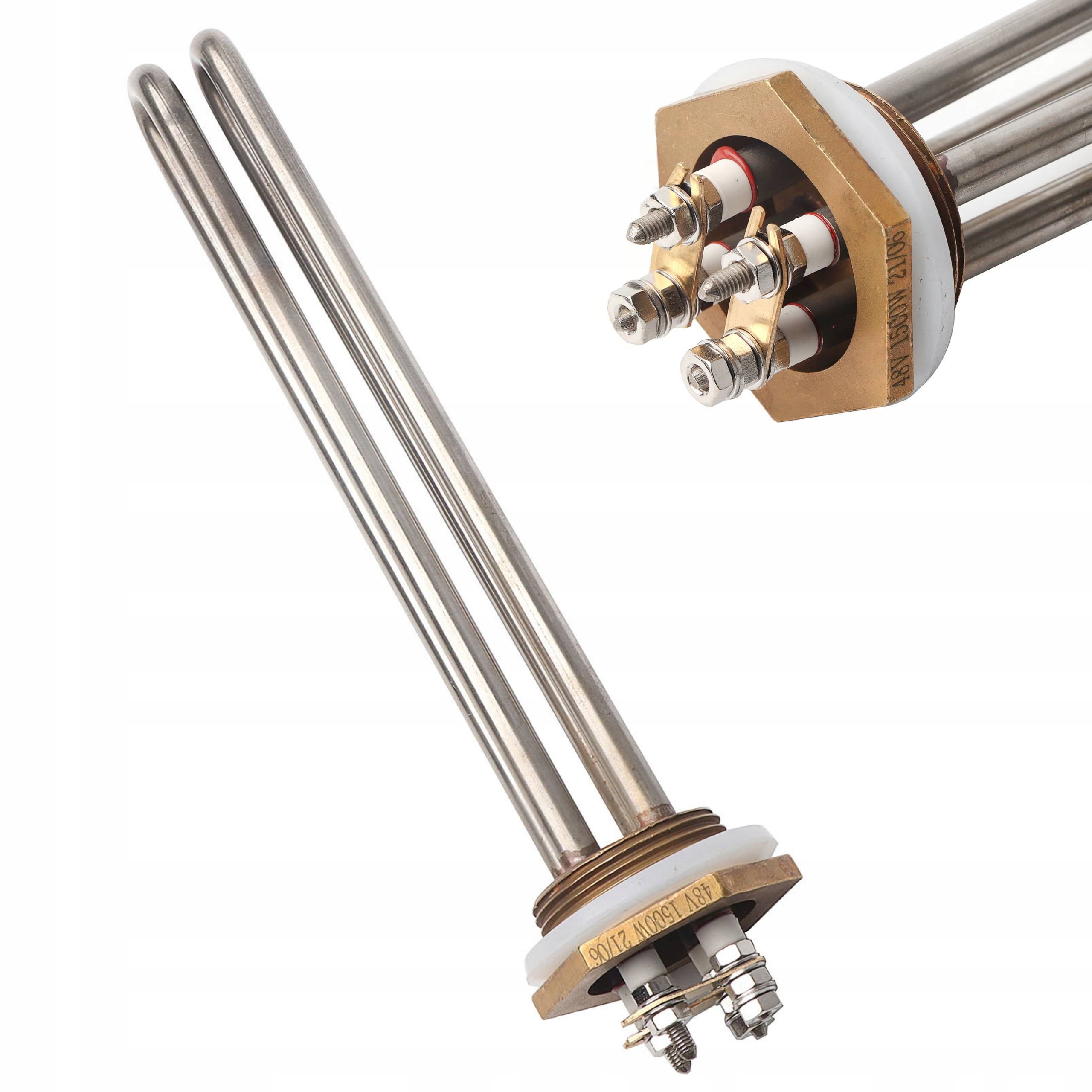 Ohřívač Bojleru DC48V 1500W 1,25"BSP, Topné Těleso Z Mědi