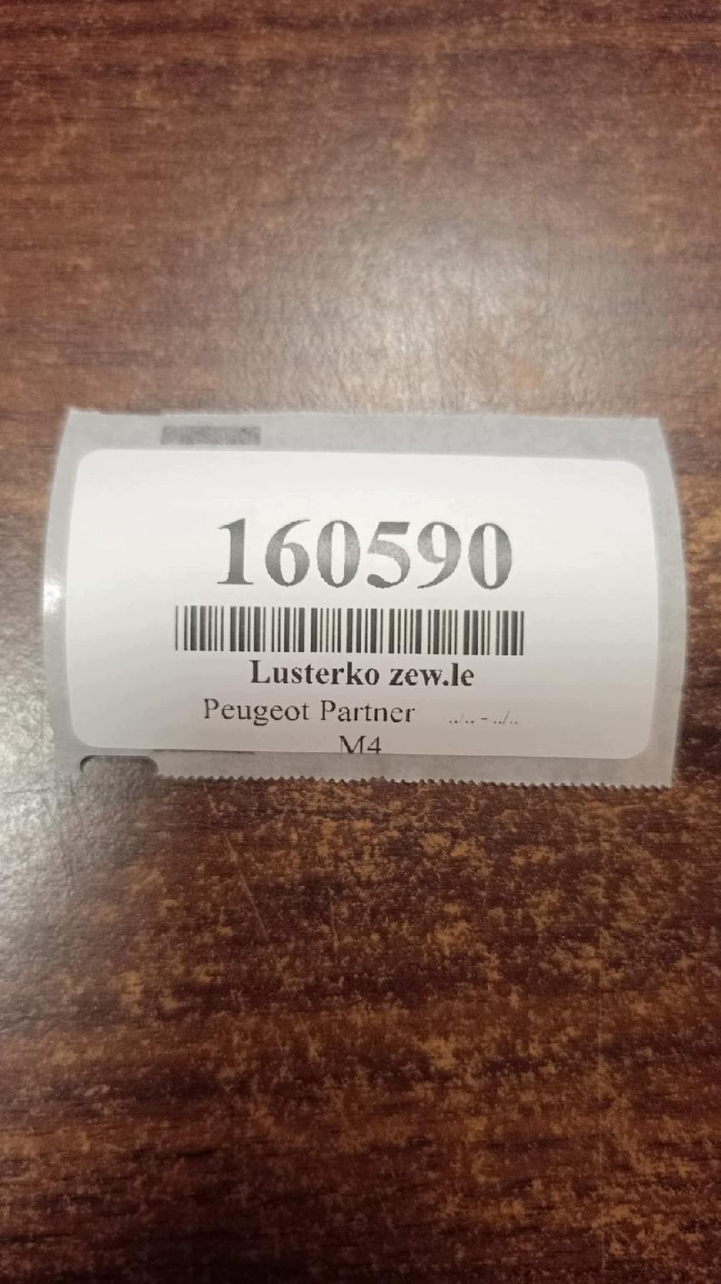 PEUGEOT PARTNER mirror left 5 PIN