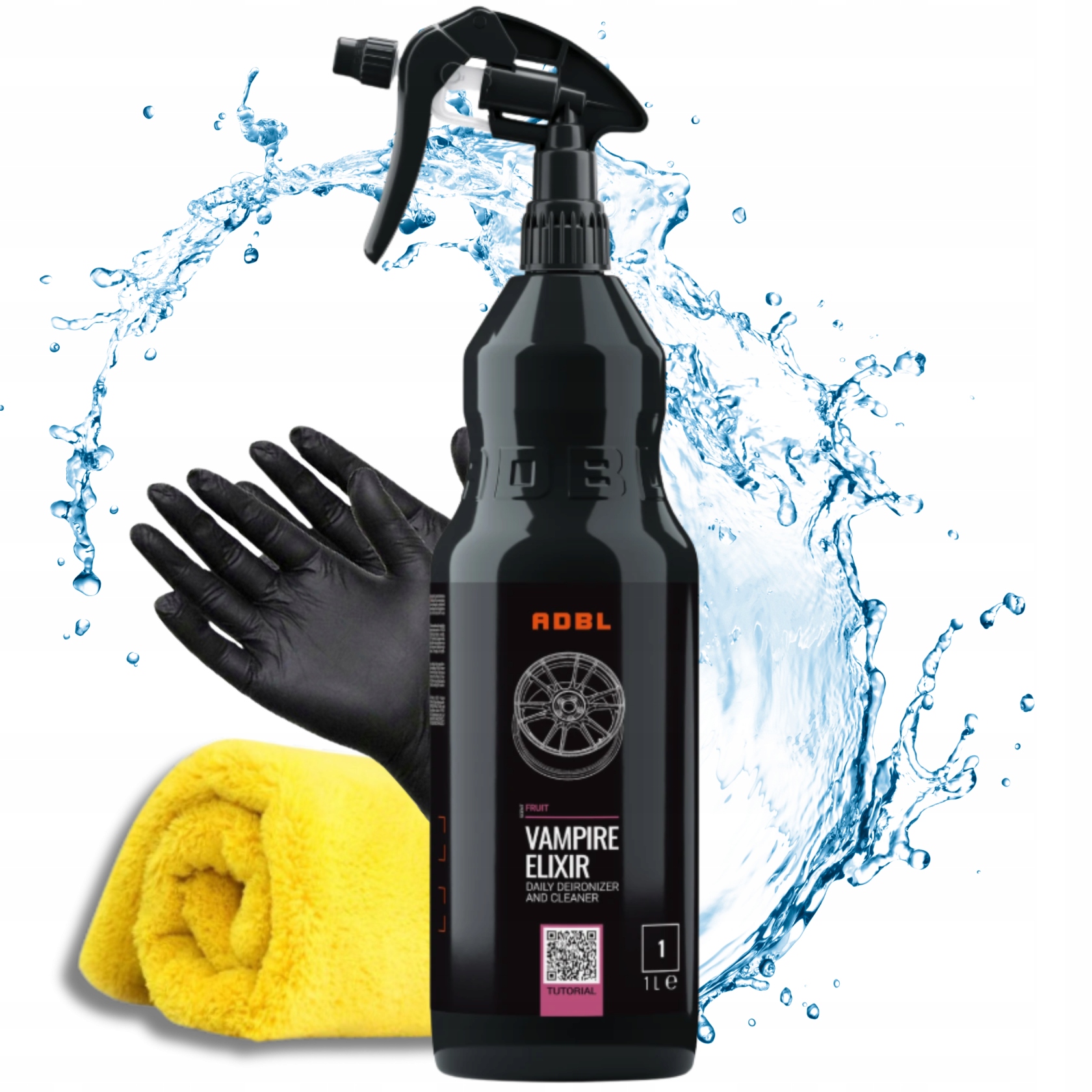 Adbl Vampire Elixir 1L do mycia czyszczenia felg krwawiąca felga i lakier