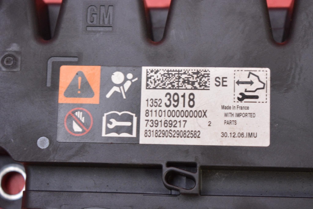 modulo SENSOR airbag airbag 13523918 OPEL ASTRA 5 V K 15-20