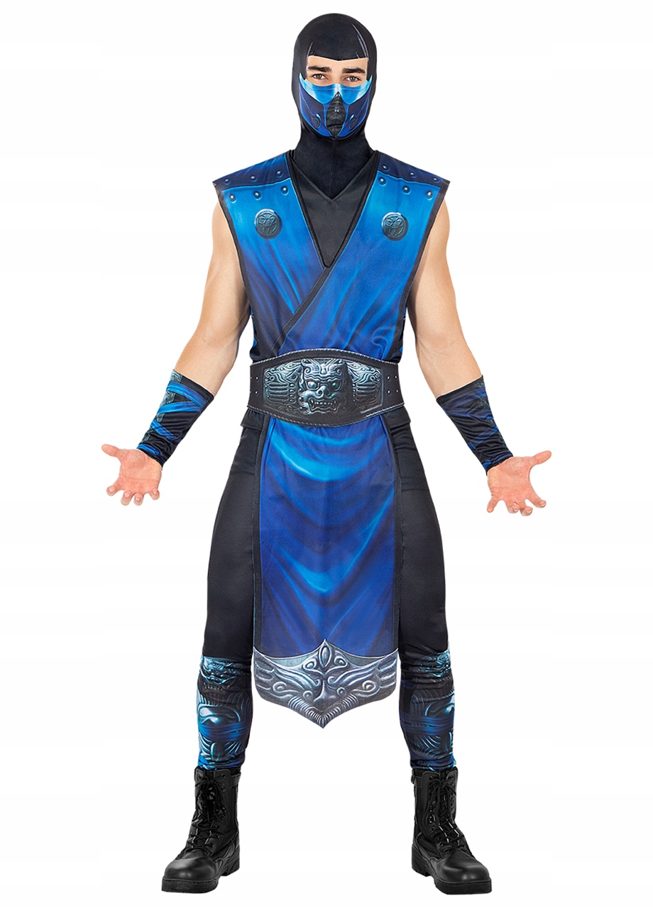 Kostým Mortal Kombat Sub Zero Převlek pro dospělé na Halloween M