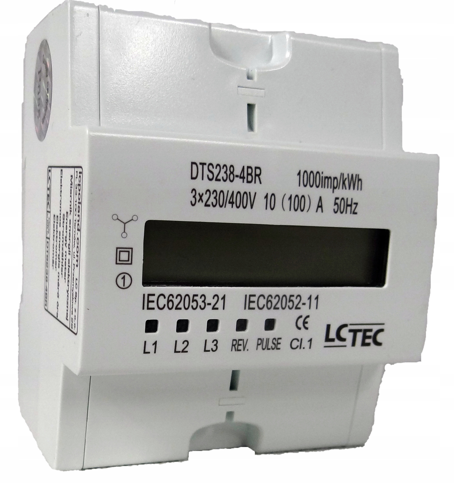 Licznik Podlicznik Zużycia Energii Elektrycznej Prądu 3F 3-FAZOWY