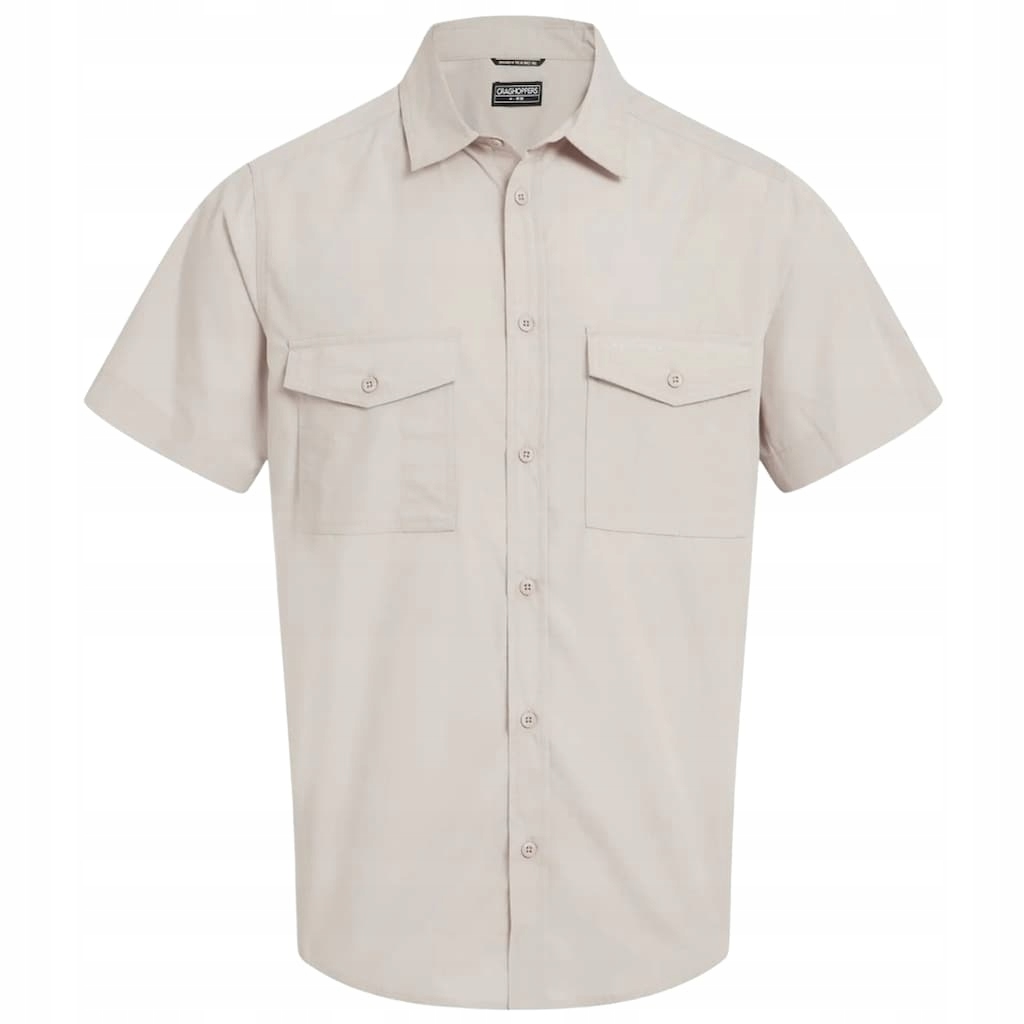 Košile s krátkým rukávem Craghoppers Kiwi II Short Sleeved Oatmeal S