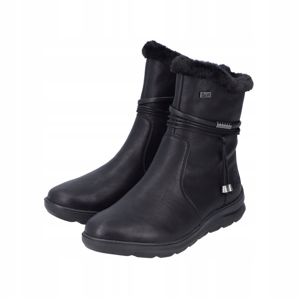 Kotníkové Boty Rieker Z0070-00 dámské zimní boty černé vel