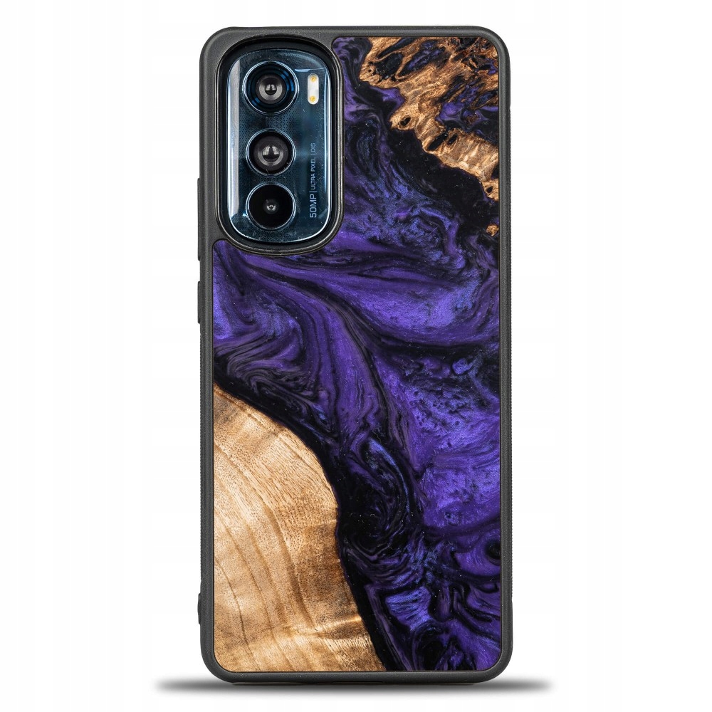 Pouzdro Bewood Unikátní Motorola Edge 30 Fialové