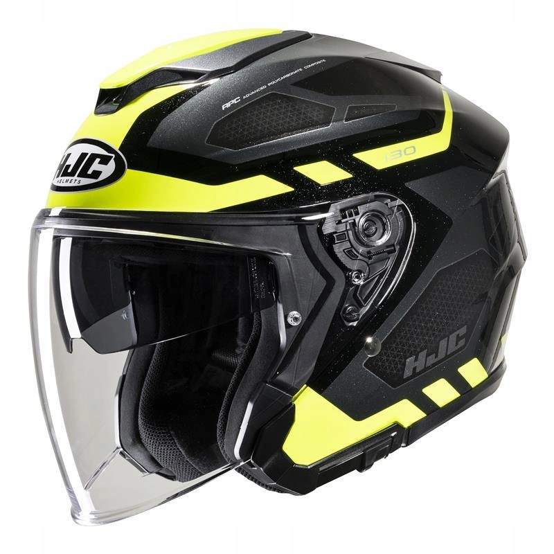 Motocyklová prilba Hjc I30 Aton Black/yellow čierna žltá fluo Darčeky