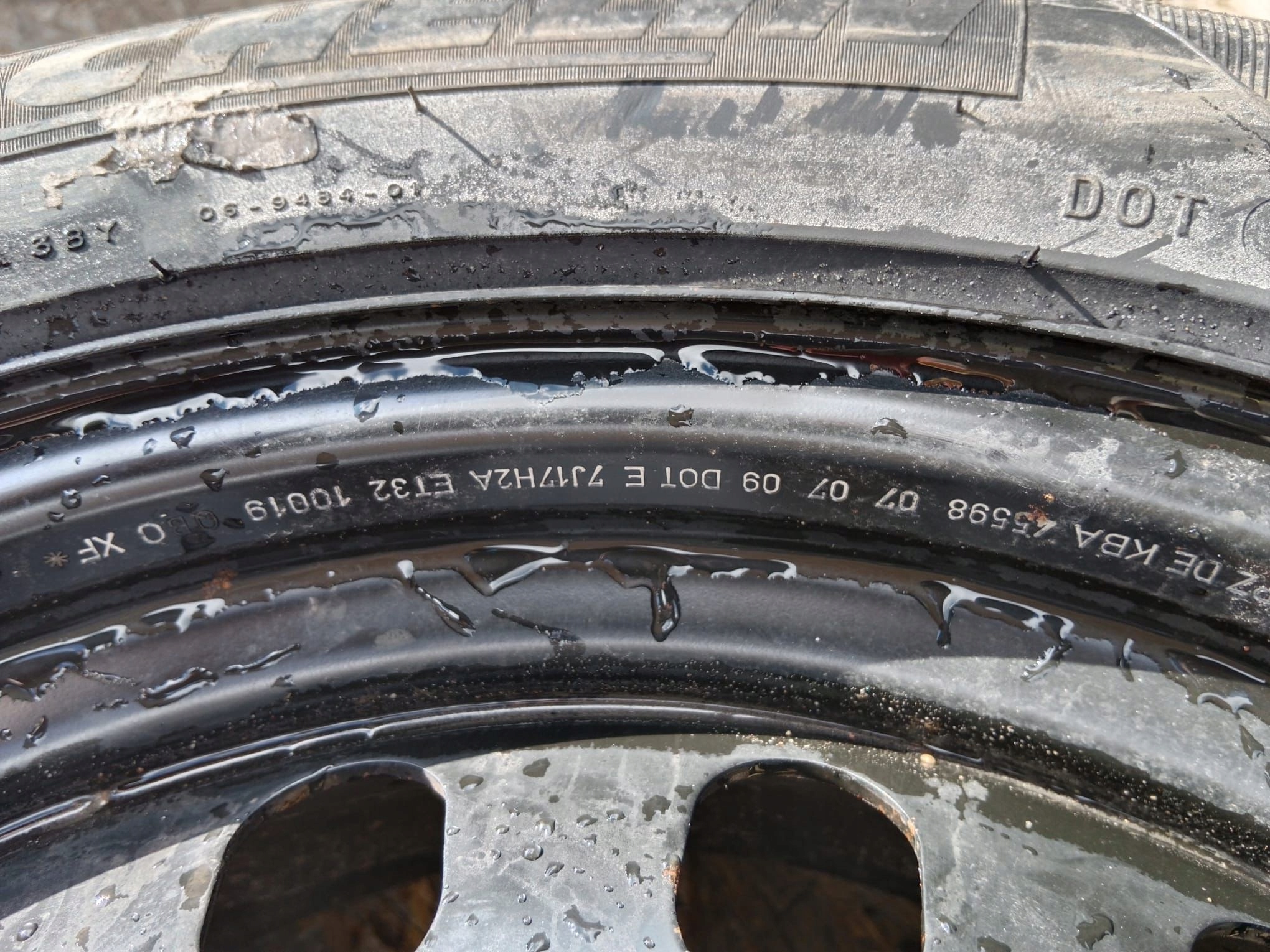 wheel spare C5 III X7 225 55 R17 MICHELIN