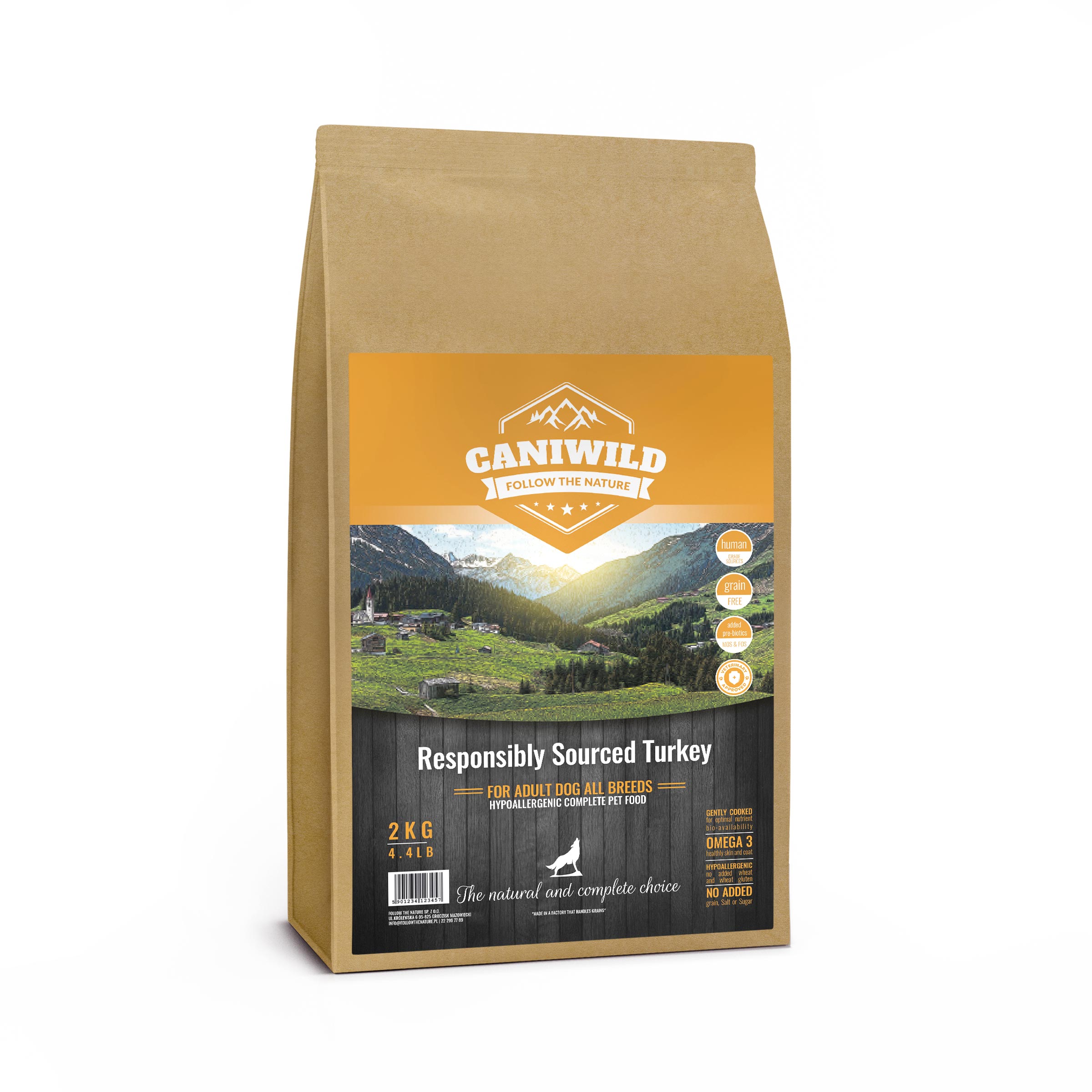 Caniwild Adult Turkey 2KG Z Indykiem